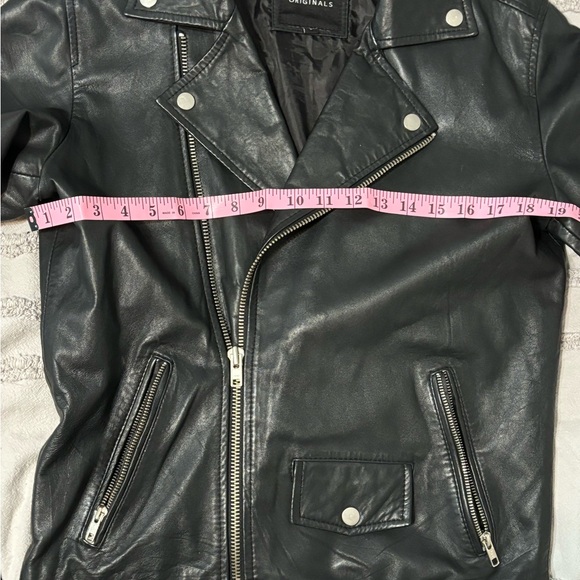 Barneys New York Black Leather Jacket - Picture 5 of 9